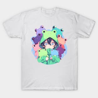 Group of Cute Pet Frogs! T-Shirt